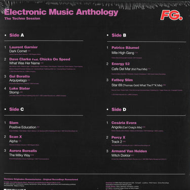 VARIOUS - Electronic Music Anthology - The Techno Session - 2LP - Vinyl