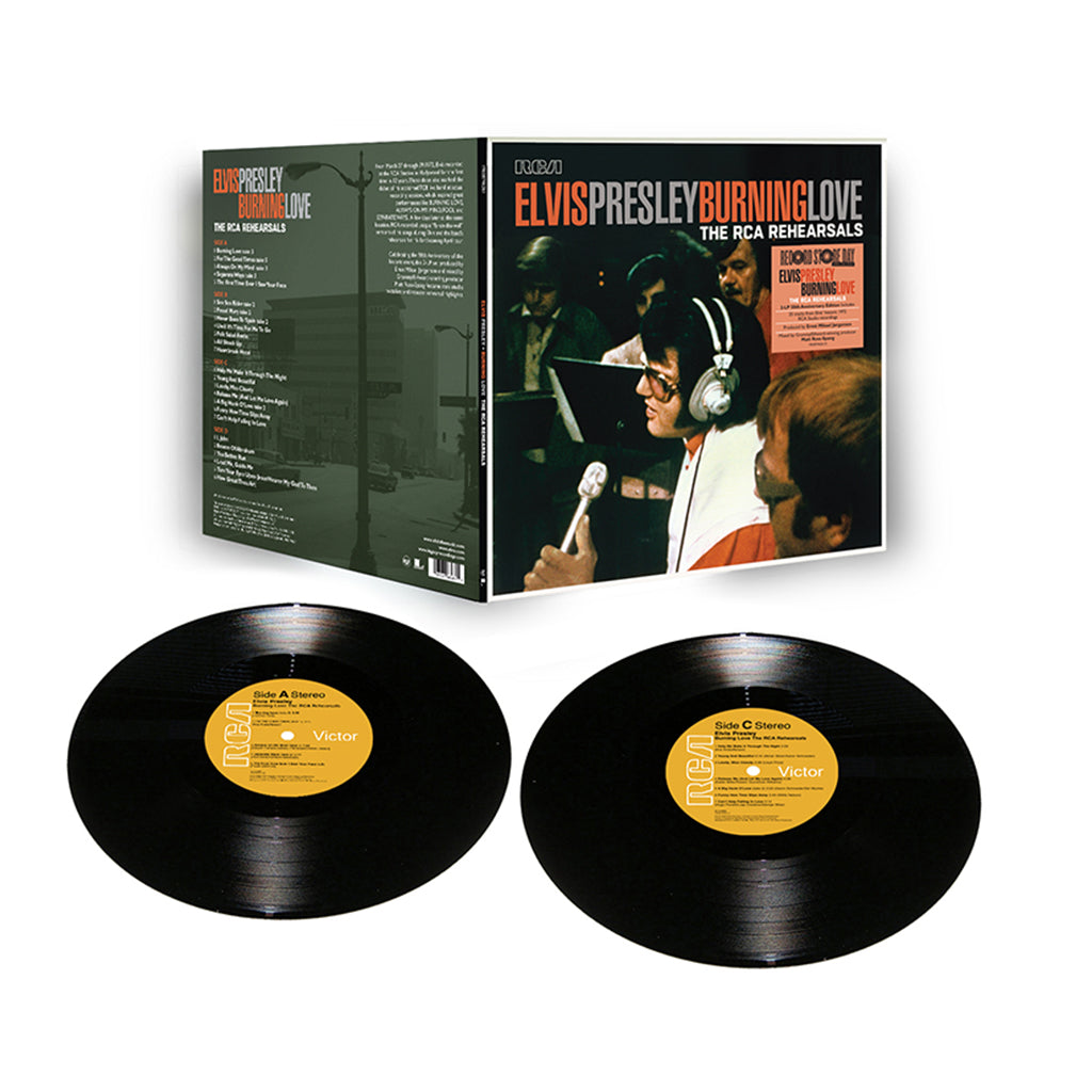 ELVIS PRESLEY - Burning Love - The RCA Rehearsals - 2LP - Gatefold Vinyl [RSD23]