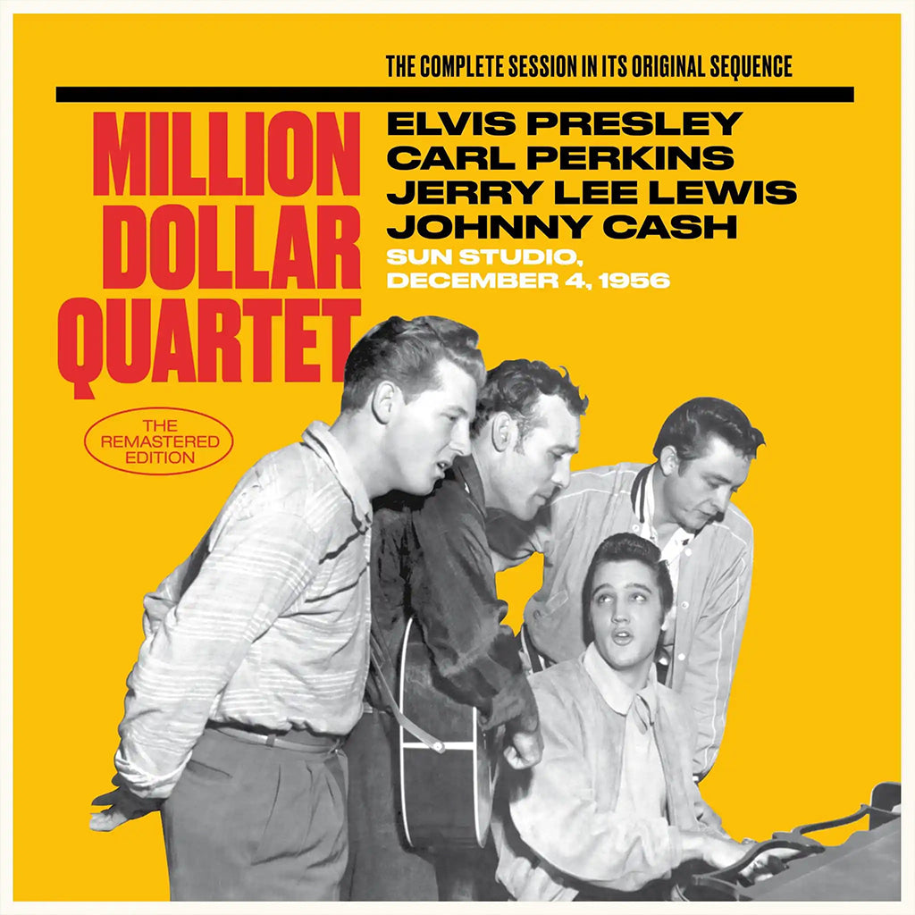 ELVIS PRESLEY, CARL PERKINS, JERRY LEE LEWIS & JOHNNY CASH - Million Dollar Quartet (Complete Session) - 2LP - 180g Red / Yellow Vinyl