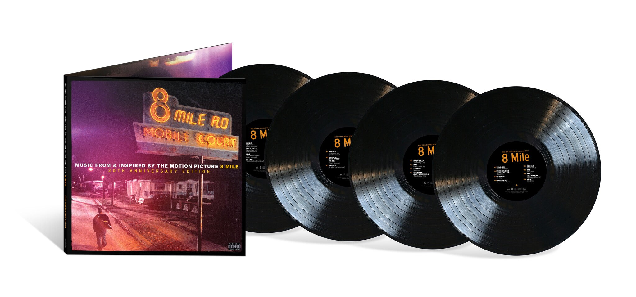 EMINEM - 8 Mile (OST) - 20th Anniversary Expanded Edition - 4LP - Gatefold Vinyl