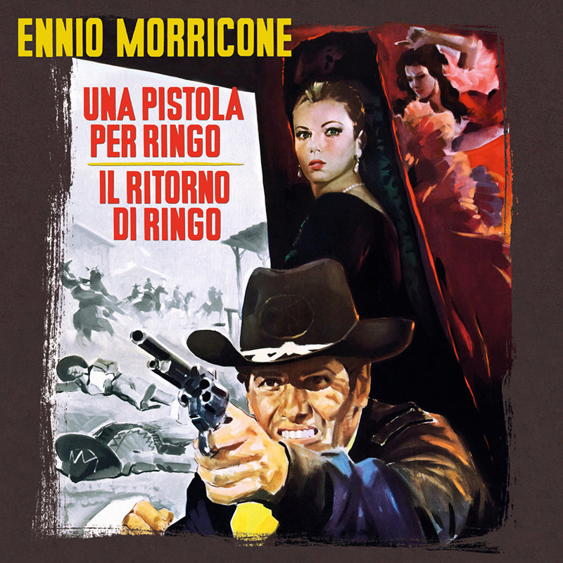 ENNIO MORRICONE - Una Pistola per Ringo / Il Ritorno di Ringo OST - LP - Clear Red Vinyl [RSD 2022]