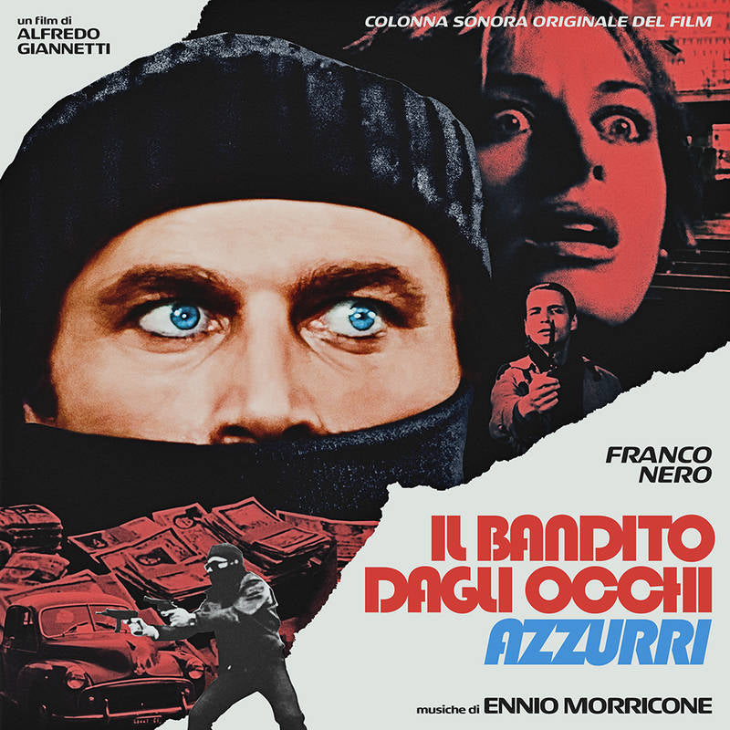 ENNIO MORRICONE - Il Bandito Dagli Occhi Azzurri (Remastered) - LP - Transparent Blue Vinyl [RSD2021-JUL 17]