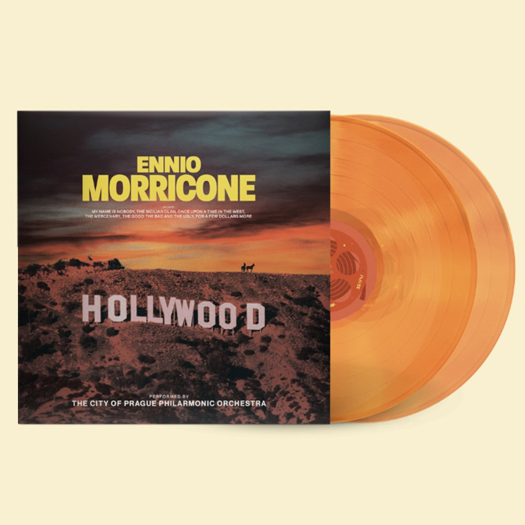 ENNIO MORICCONE - Hollywood Story (Performed by The City Of Prague Philharmonic Orchestra) - 2LP - Transparent Orange Vinyl