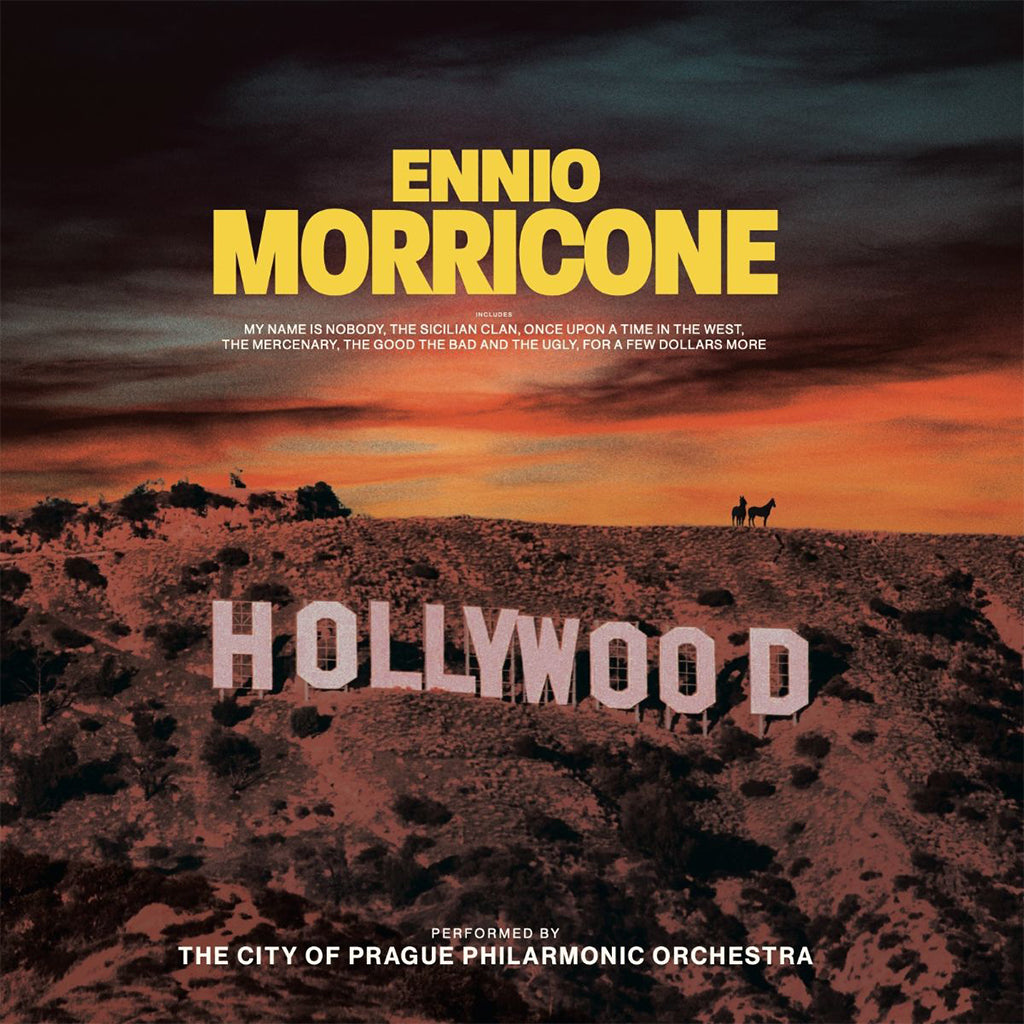 ENNIO MORICCONE - Hollywood Story (Performed by The City Of Prague Philharmonic Orchestra) - 2LP - Transparent Orange Vinyl