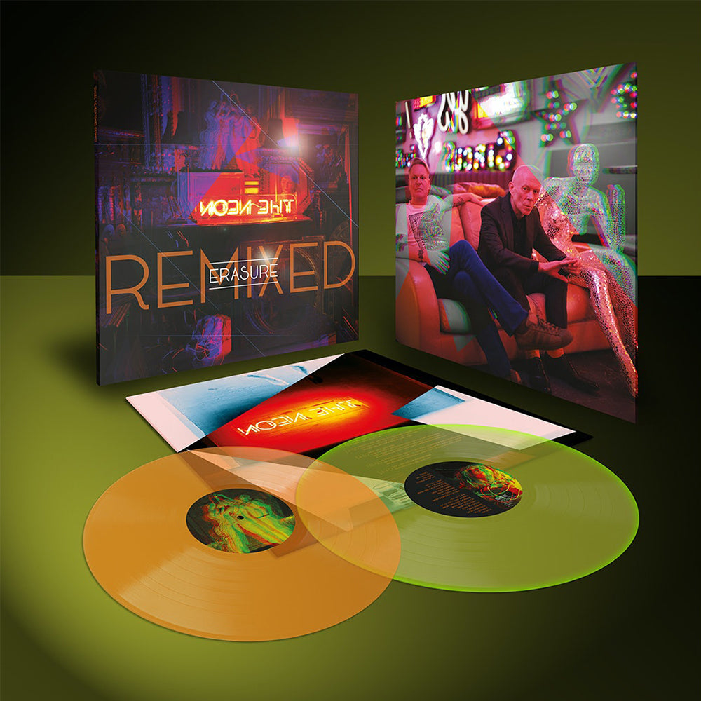 ERASURE - The Neon Remixed - 2LP - Transparent Amber / Yellow Glow Vinyl