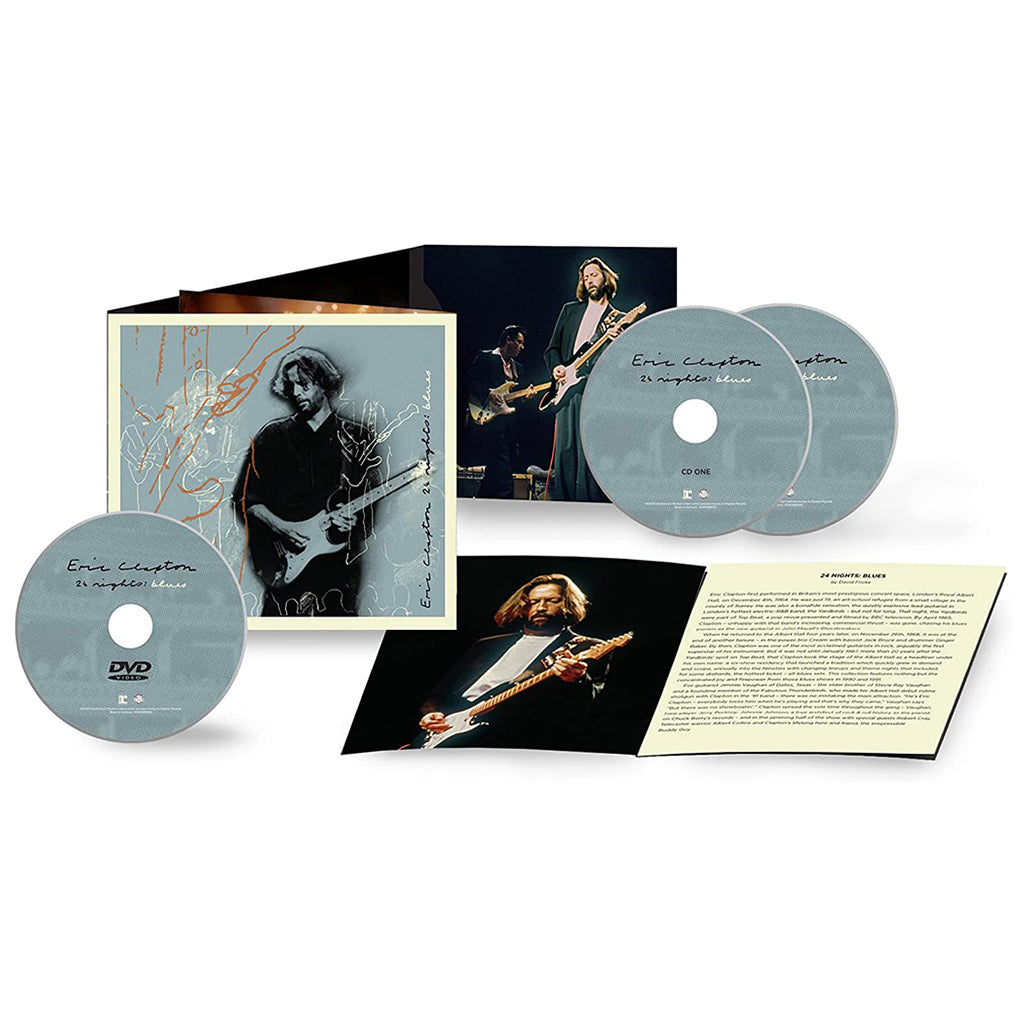 ERIC CLAPTON - 24 Nights (Blues) - Deluxe Edition - 2CD + DVD Set