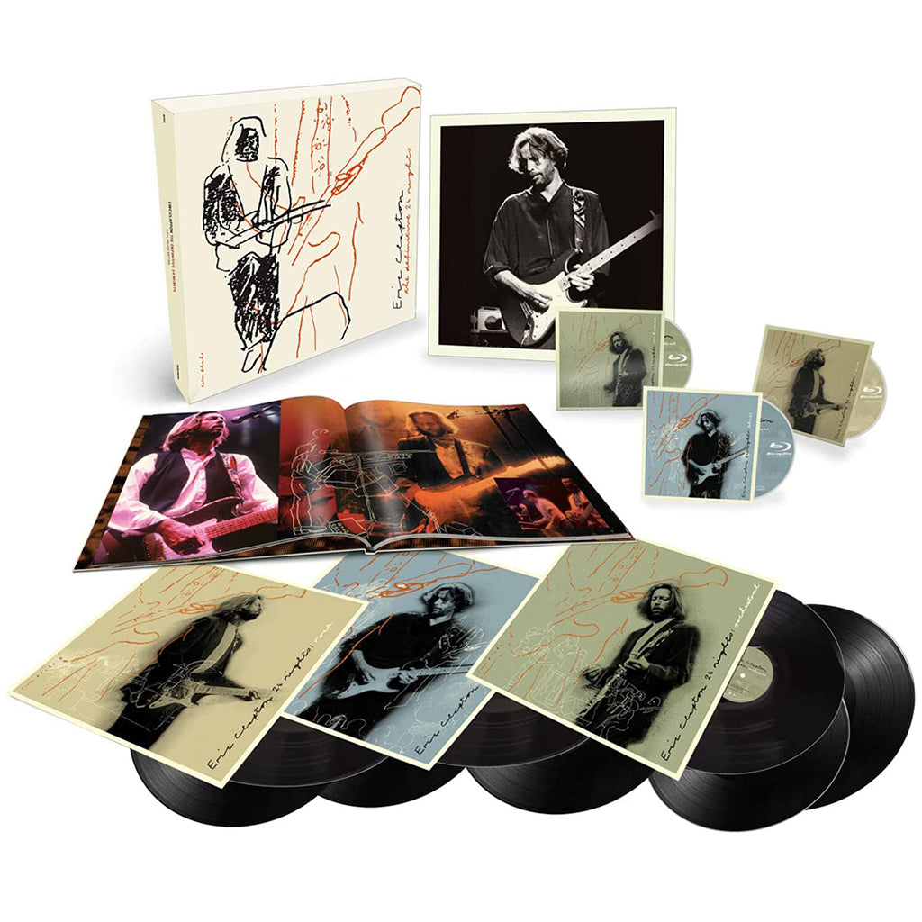 ERIC CLAPTON - The Definitive 24 Nights - Super Deluxe Edition - 8 x LP / 3 x Blu-Ray - Vinyl Box Set