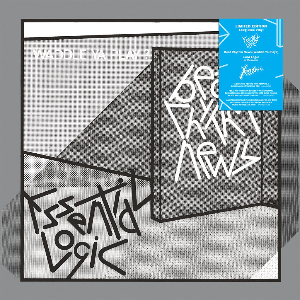 ESSENTIAL LOGIC - Beat Rhythm News (Waddle Ya Play?) - LP - Blue Vinyl [RSD23]