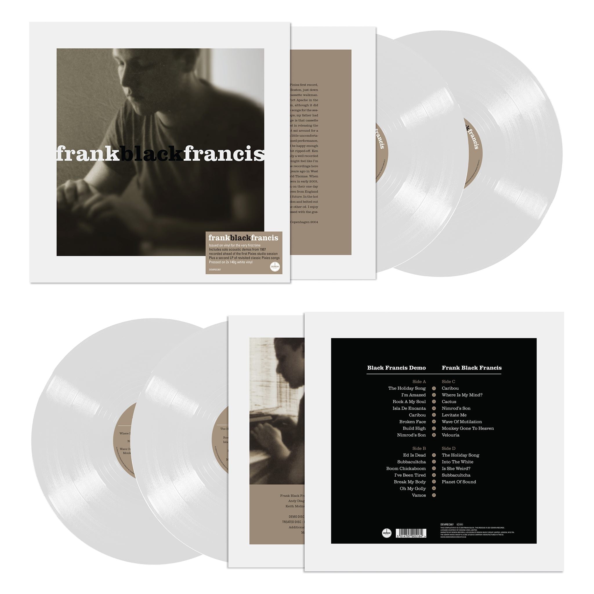 FRANK BLACK - Frank Black Francis (2021 Reissue) - 2LP - White Vinyl