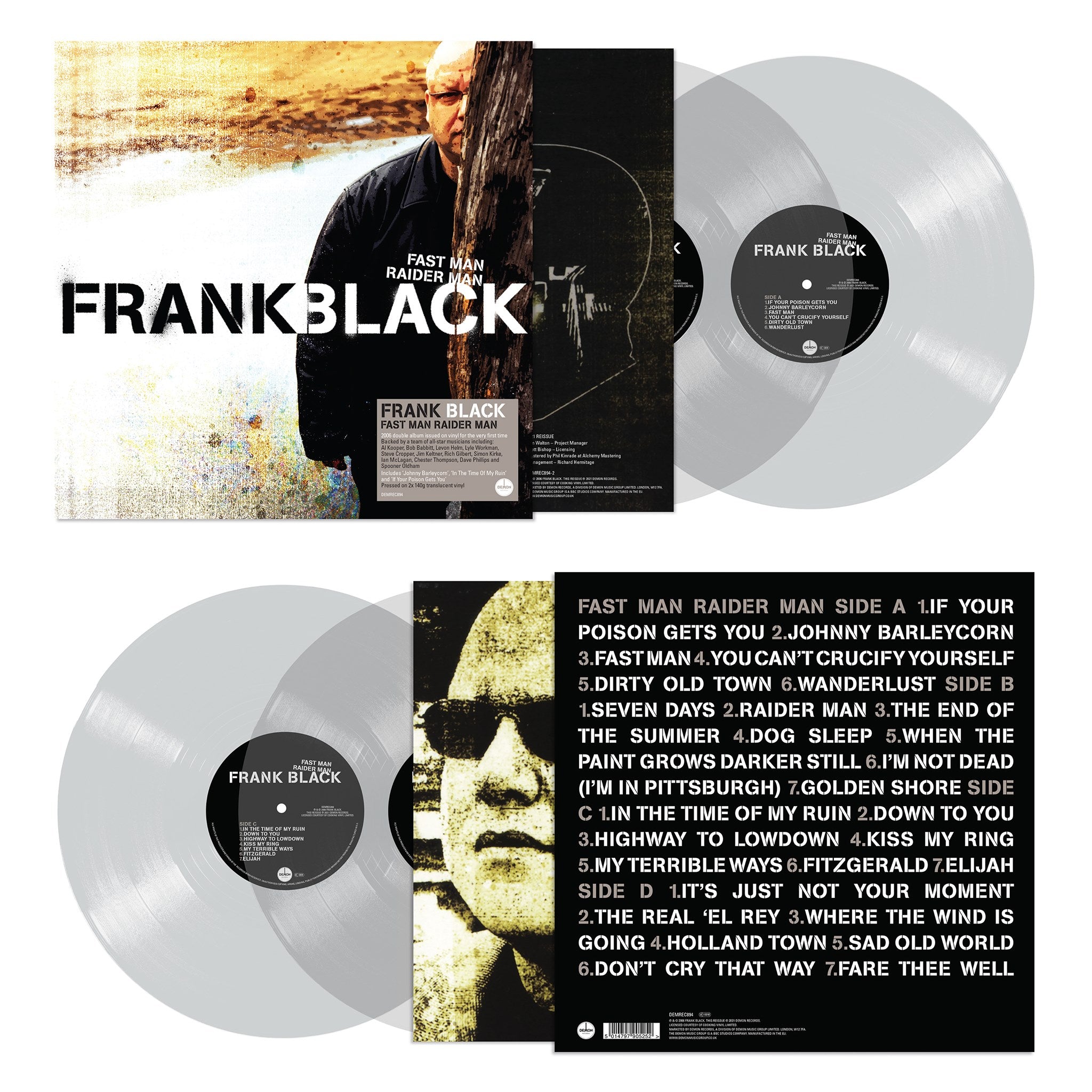 FRANK BLACK - Fast Man Raider Man (2021 Reissue) - 2LP - Translucent Vinyl