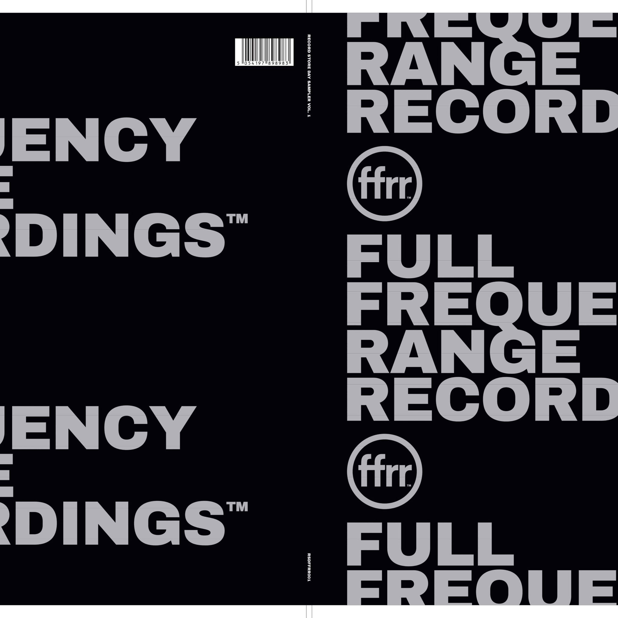 FFRR - FFRR Sampler Vol. 1 (ORIGINALS) - 1 LP - Black Vinyl  [RSD 2024]