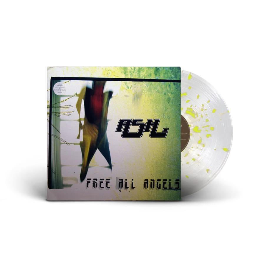 ASH - Free All Angels (2022 Remaster) - LP - Vivid Yellow + Clear Splatter Vinyl