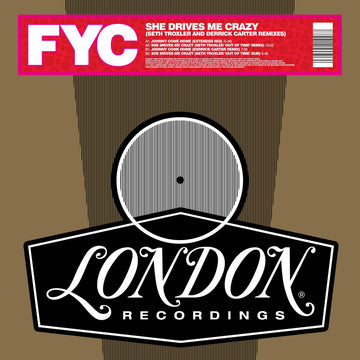 FINE YOUNG CANNIBALS - She Drives Me Crazy (Derrick Carter And Seth Troxler Remixes) - 12" - Transparent Magenta Vinyl [RSD2021-JUL 17]