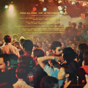 FANIA ALL STARS - Live At The Cheetah - LP - Vinyl