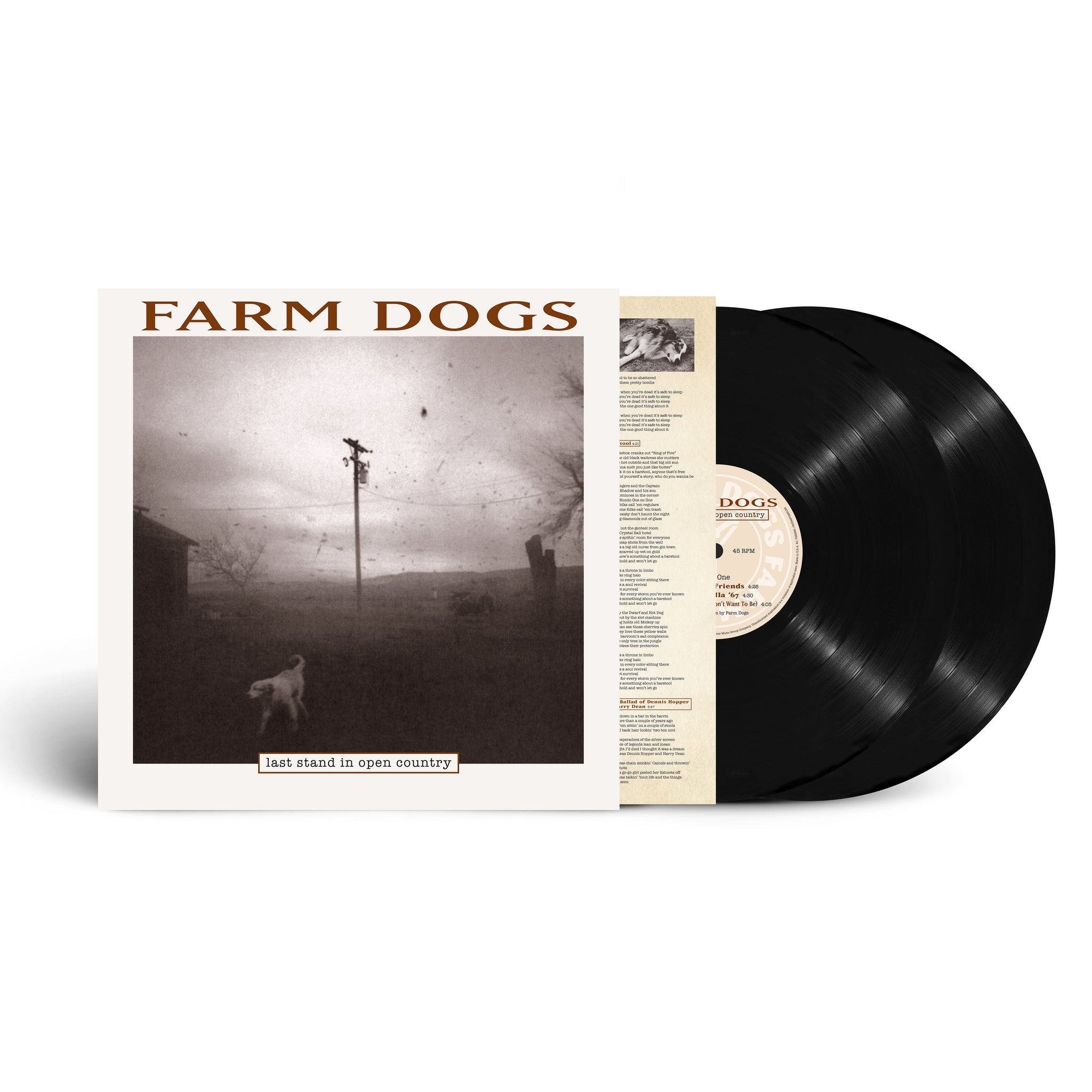 THE FARM DOGS - Last Stand In Open Country - 2 LP - 140g Black Vinyl  [RSD 2024]