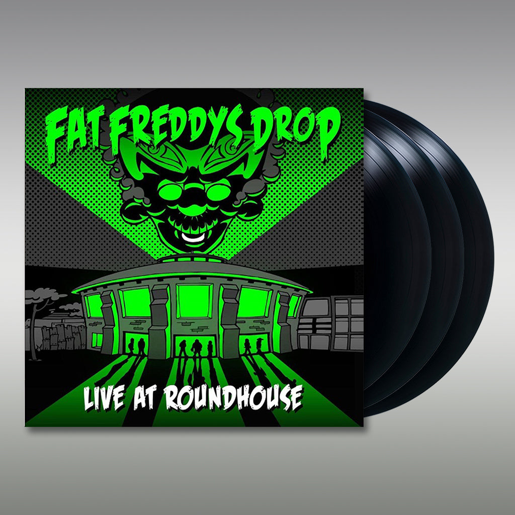 FAT FREDDY'S DROP - Live at Roundhouse (15th Anniversary) - 3LP - Neon Green Gatefold Sleeve Black Vinyl [RSD23]