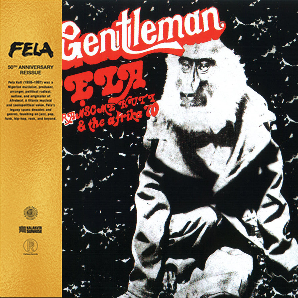 FELA KUTI - Gentleman (50th Anniversary Edition) - LP - Gatefold 'Igbo Smoke' (Clear w/ a Black Wisp) Vinyl