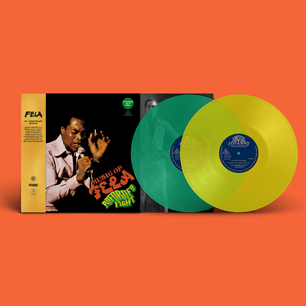 FELA KUTI - Roforofo Fight (50th Anniv. Ed.) - 2LP - Transparent Yellow / Transparent Green Vinyl