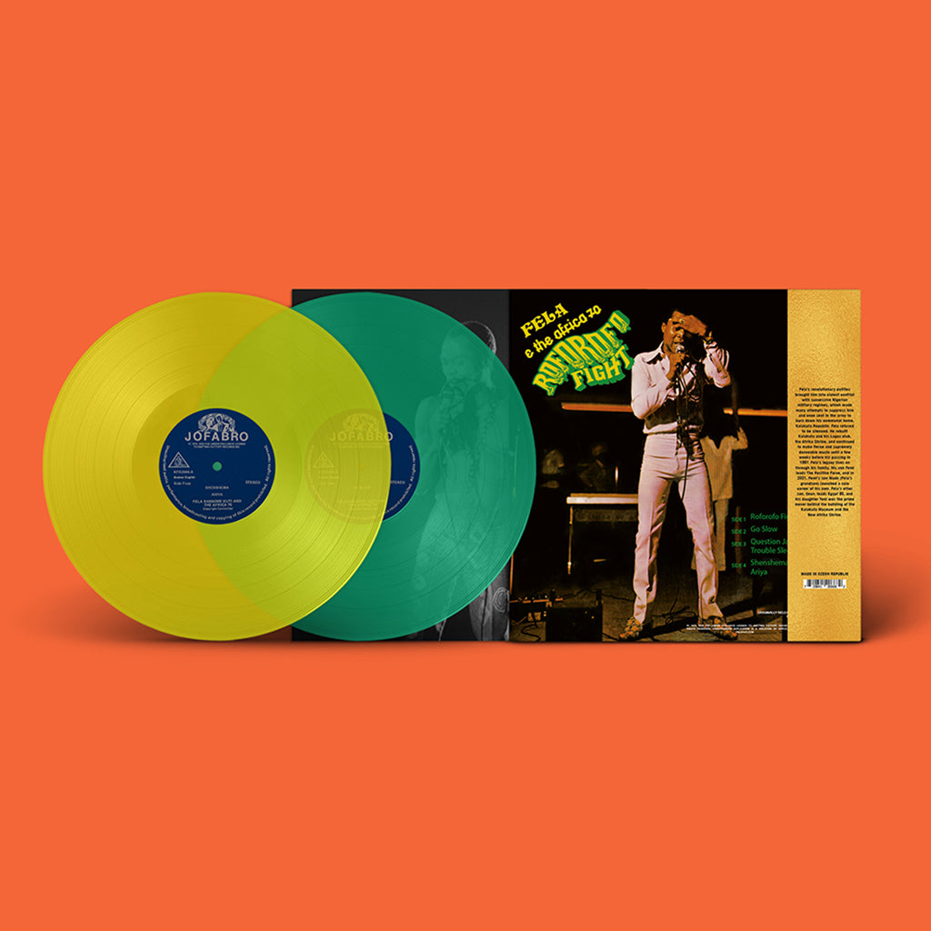 FELA KUTI - Roforofo Fight (50th Anniv. Ed.) - 2LP - Transparent Yellow / Transparent Green Vinyl