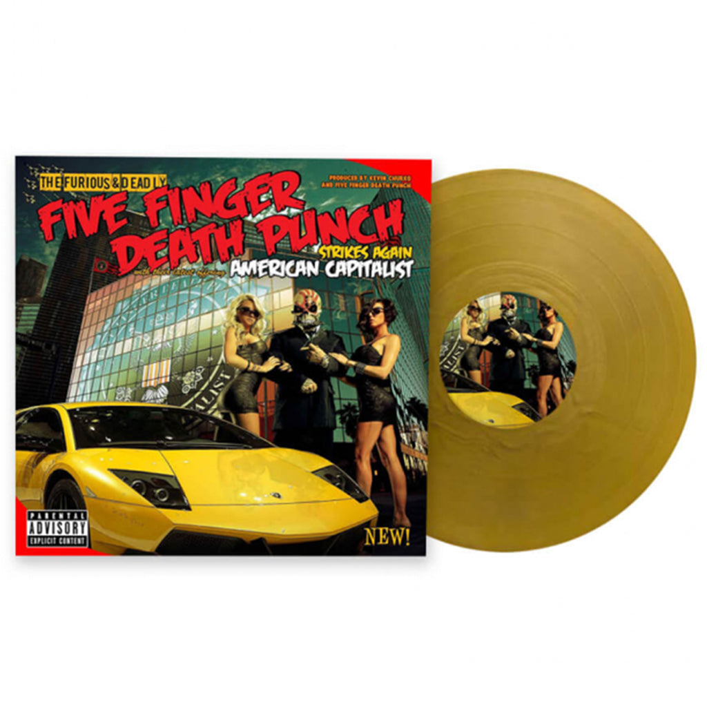 FIVE FINGER DEATH PUNCH - American Capitalist (10th Anniversary) - LP - Gold Vinyl