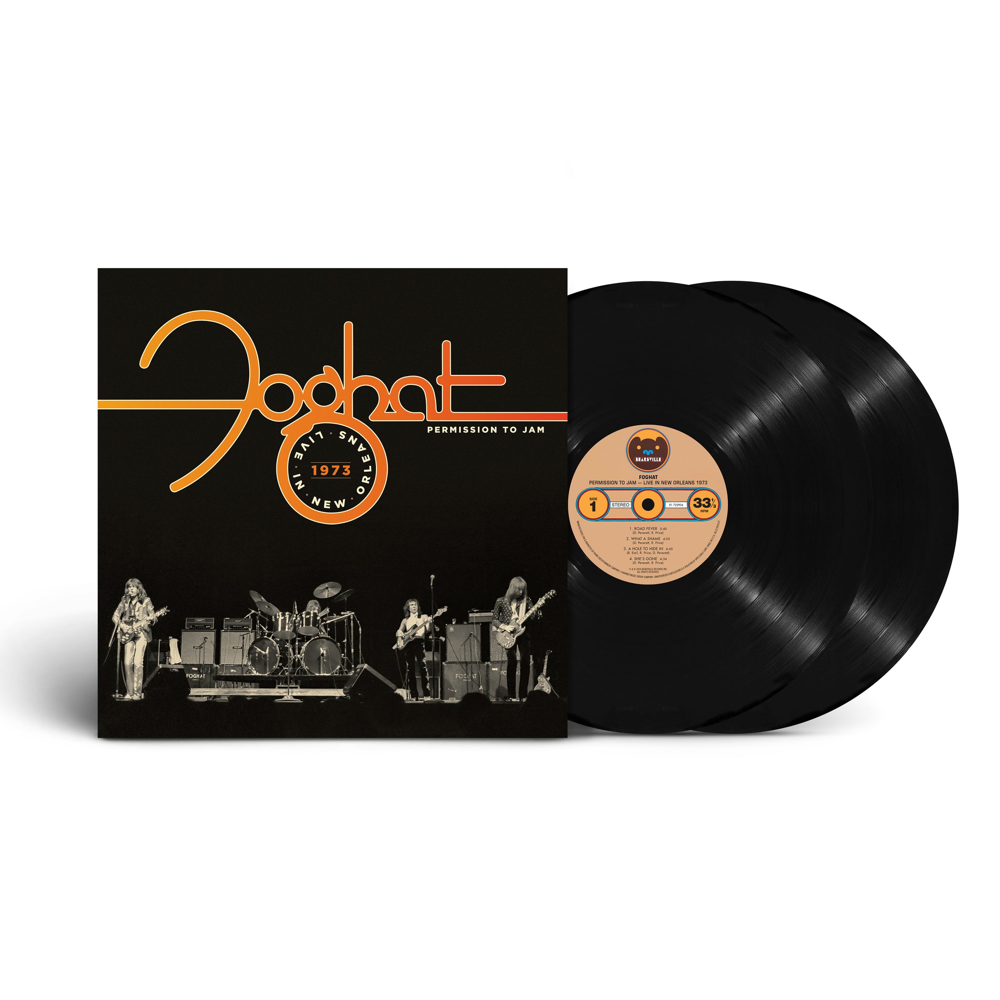 FOGHAT - Live In New Orleans 1973 - 2 LP - Black Vinyl  [RSD 2024]