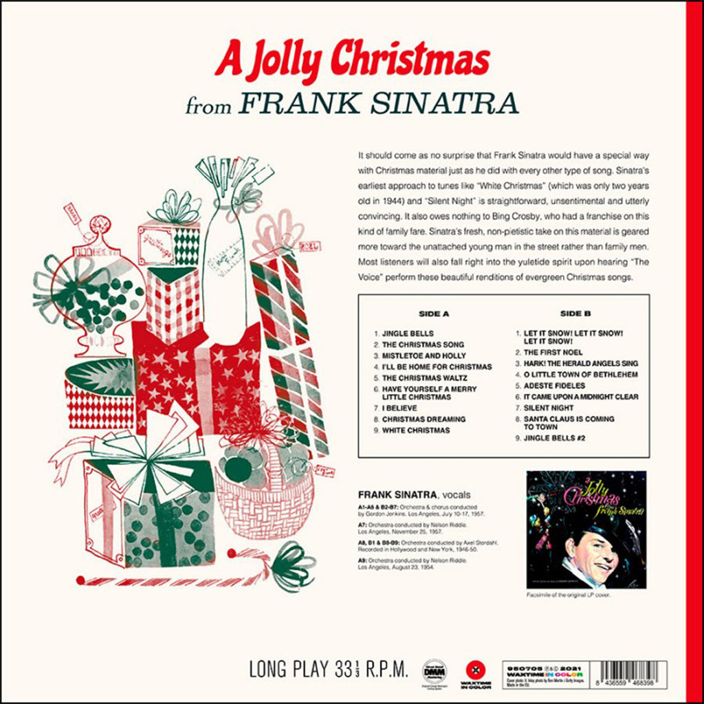 FRANK SINATRA - A Jolly Christmas From Frank Sinatra (Waxtime In Color Ed.) - LP - 180g White Vinyl