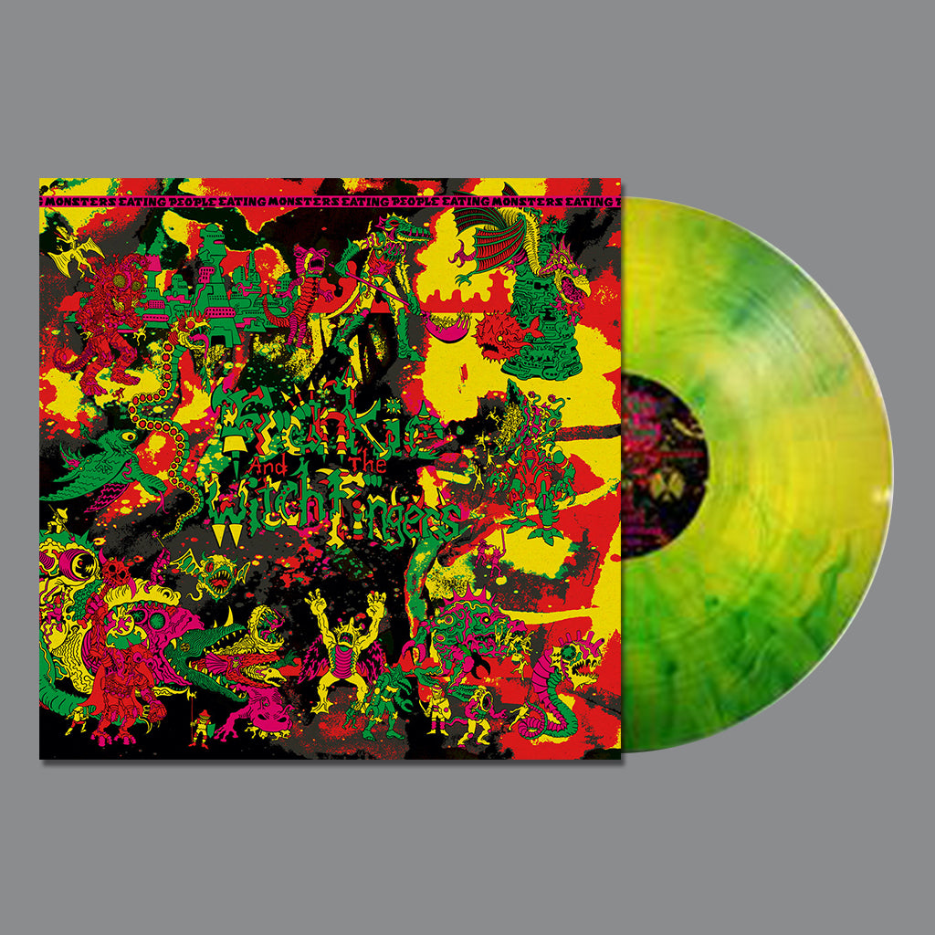 FRANKIE AND THE WITCH FINGERS - Monsters Eating People Eating Monsters... (2022 Repress) - LP - Green Galaxy Vinyl