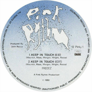 FREEEZ - Keep In Touch - 12" - Vinyl