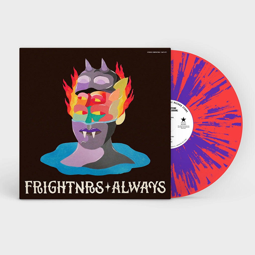 THE FRIGHTNRS - Always - LP - Red w/ Blue Splatter Vinyl
