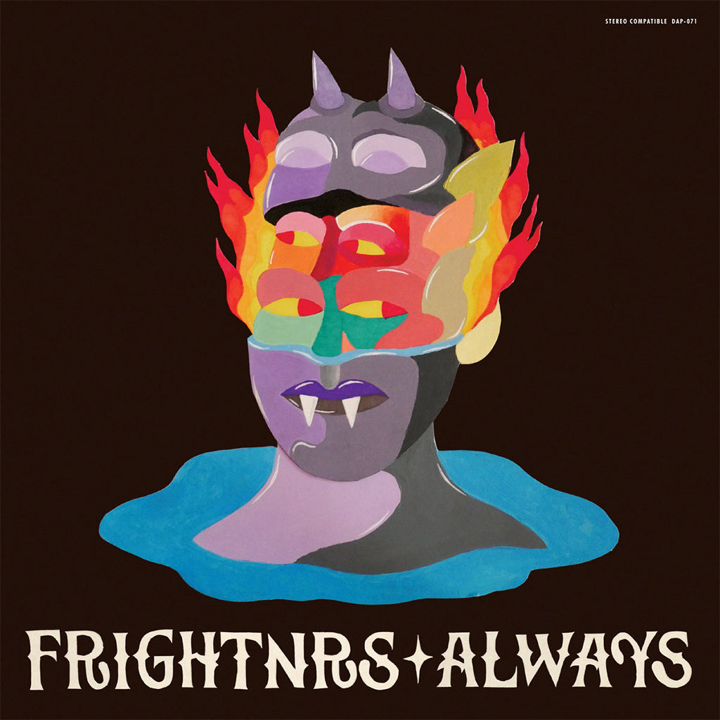 THE FRIGHTNRS - Always - LP - Red w/ Blue Splatter Vinyl