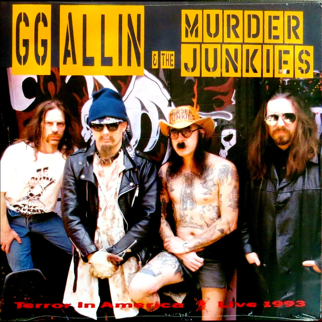 GG ALLIN & THE MURDER JUNKIES - Terror in America - Live 1993 (2023 Reissue) - LP - Transparent Green Vinyl
