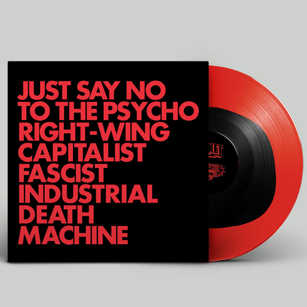 GNOD - Just Say No To The Psycho Right-Wing Capitalist Fascist Industrial Death Machine (Repress) - LP - Red & Black Vinyl