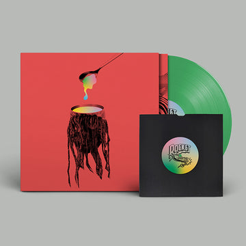 GOAT - Headsoup - LP + Bonus 7" - Clear Green Vinyl