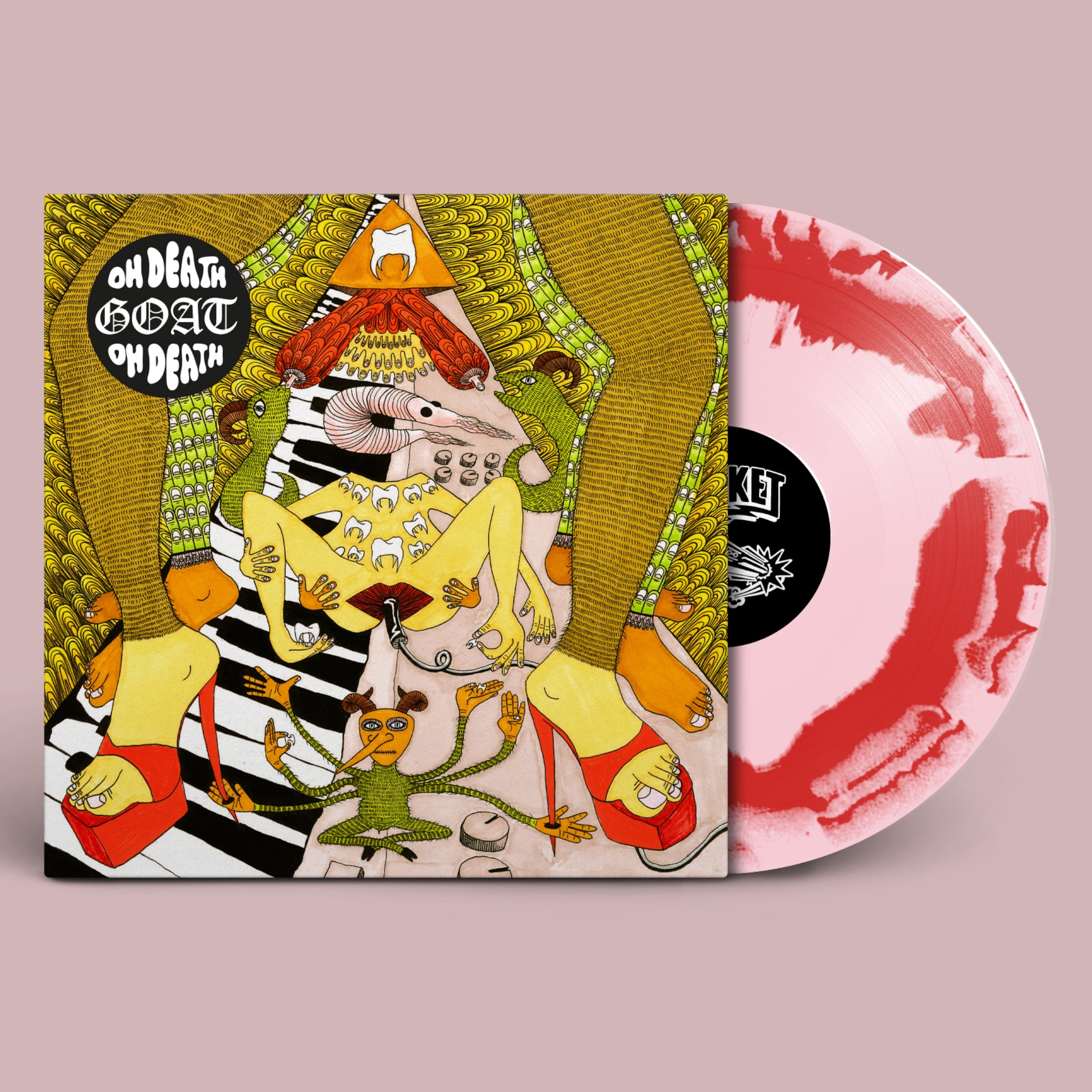 GOAT - Oh Death - LP - Cloudberry Swirl Vinyl