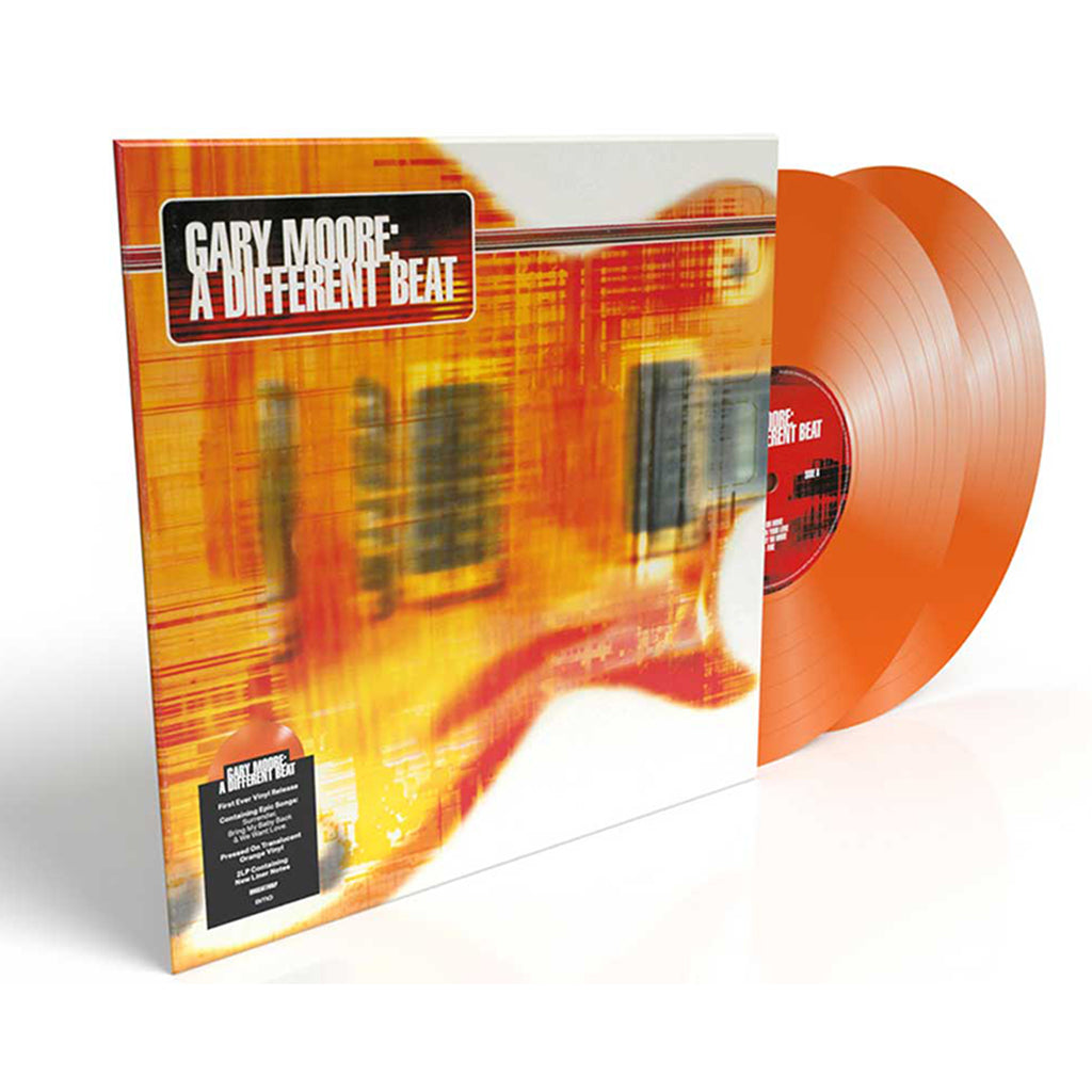 GARY MOORE - A Different Beat (2022 Reissue w/ Bonus Track) - 2LP - Translucent Orange Vinyl