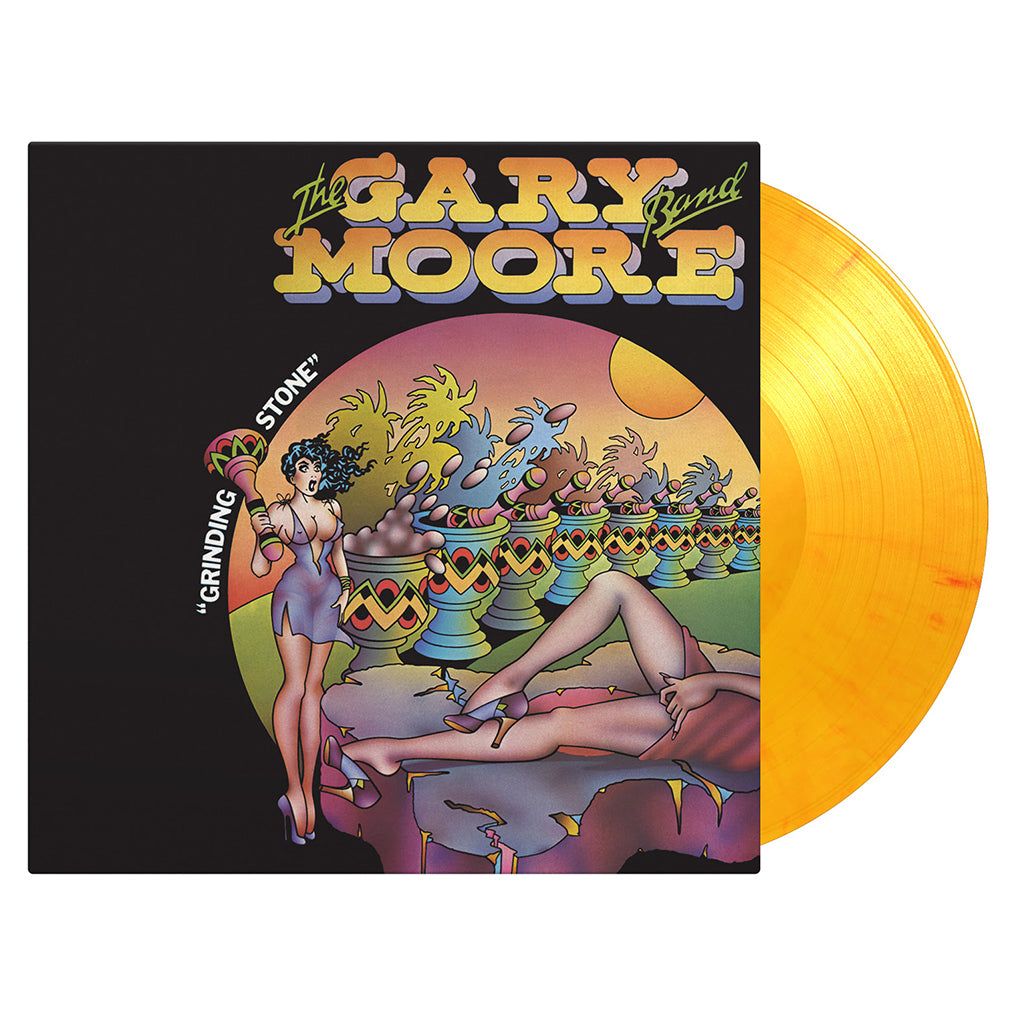 GARY MOORE BAND - Grinding Stone - 50th Anniversary Edition - LP - 180g Flaming Coloured Vinyl