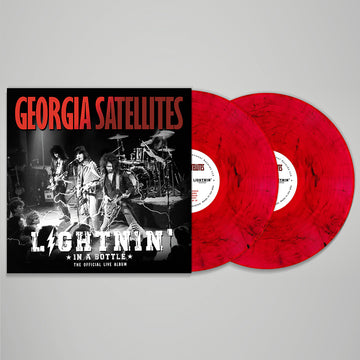 THE GEORGIA SATELLITES - Lightnin' In A Bottle: The Official Live Album - 2LP - Red & Black Smoke Vinyl