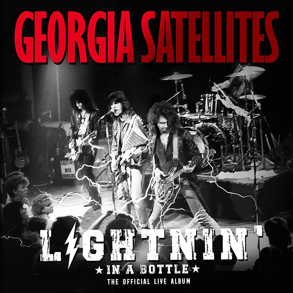 THE GEORGIA SATELLITES - Lightnin' In A Bottle: The Official Live Album - 2LP - Red & Black Smoke Vinyl