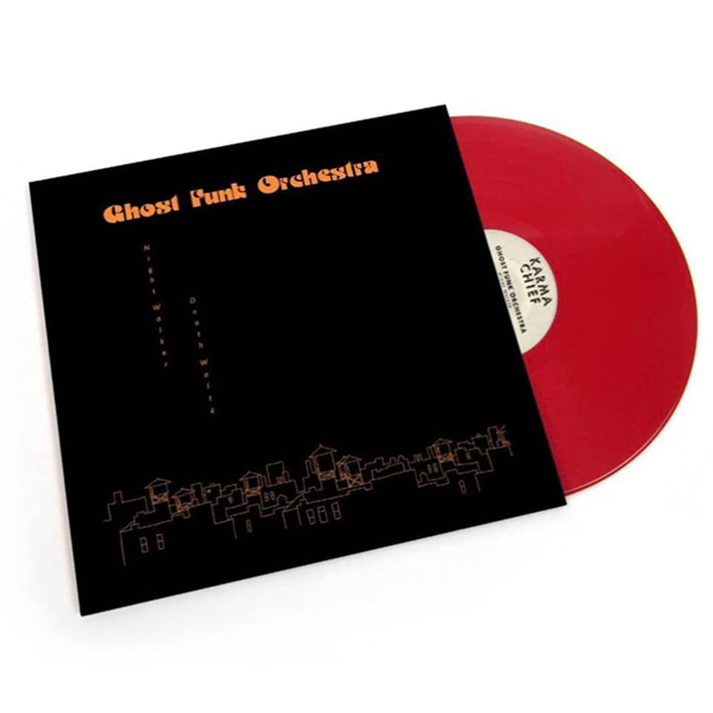 GHOST FUNK ORCHESTRA - Night Walker / Death Waltz (Remastered) - LP - Opaque Red Vinyl