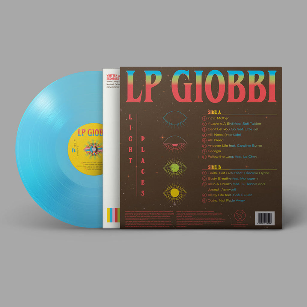LP GIOBBI - Light Places - LP - Gatefold Light Blue Transparent Vinyl [MAY 12]