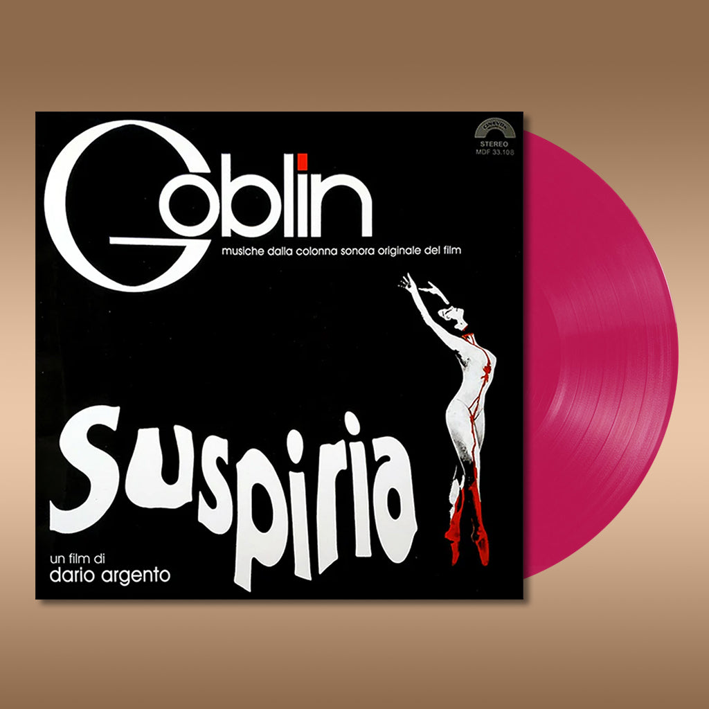 GOBLIN - Suspiria - OST (2023 Reissue) - LP - 180g Clear Purple Vinyl [MAR 10]