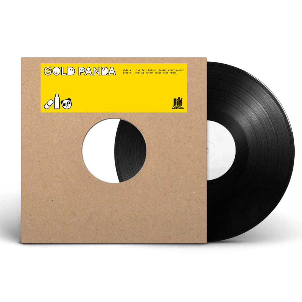 GOLD PANDA - I've Felt Better (Daniel Avery Remix) / Plastic Future (Skee Mask Remix) - 12" - Vinyl