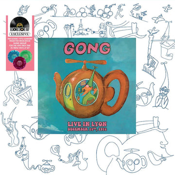 GONG - Live At Lyon December 1972 - 3LP - Gatefold Cloudy Blue, Green & Purple Vinyl [RSD23]