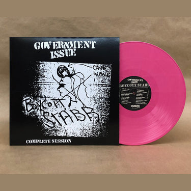 GOVERNMENT ISSUE - Boycott Stabb Complete Session (Repress) - LP - Pink Vinyl