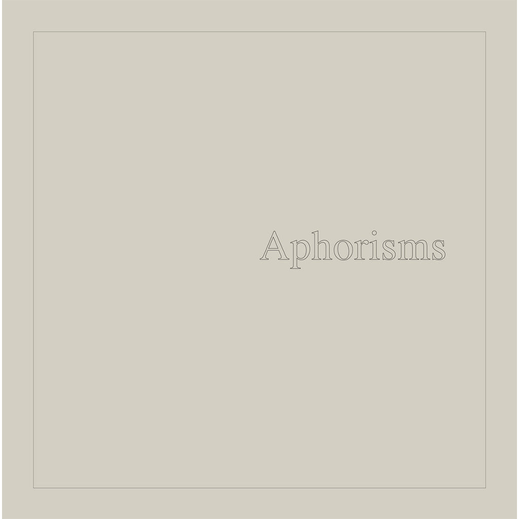 GRAHAM LAMBKIN - Aphorisms - 2LP - Gatefold 180g Vinyl [JUN 23]
