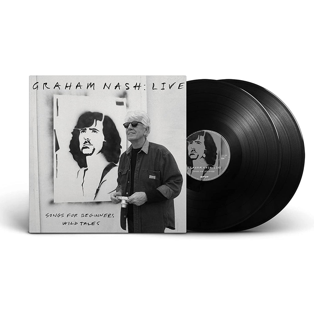 GRAHAM NASH - Live: Songs For Beginners / Wild Tales - 2LP - Black Vinyl