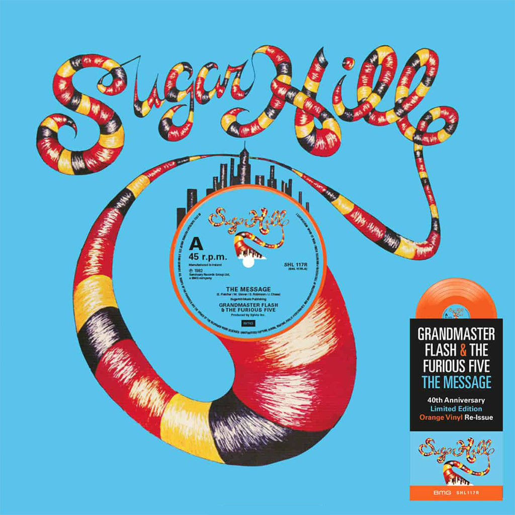 GRANDMASTER FLASH & THE FURIOUS FIVE - The Message - 40th Anniversary Reissue - 12" - Orange Vinyl