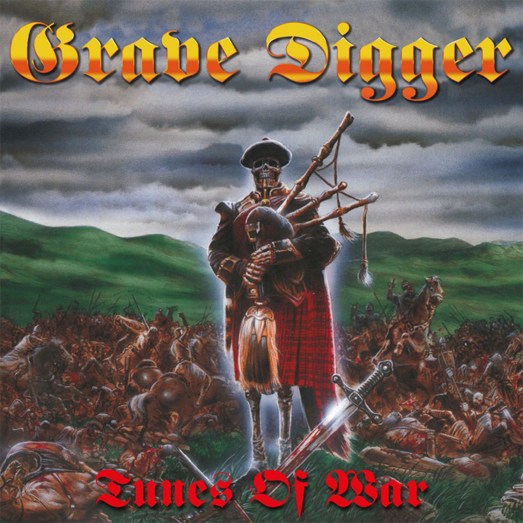 GRAVE DIGGER - Tunes Of War (2022 Reissue) - 2LP - Gatefold 180g Flaming Coloured Vinyl