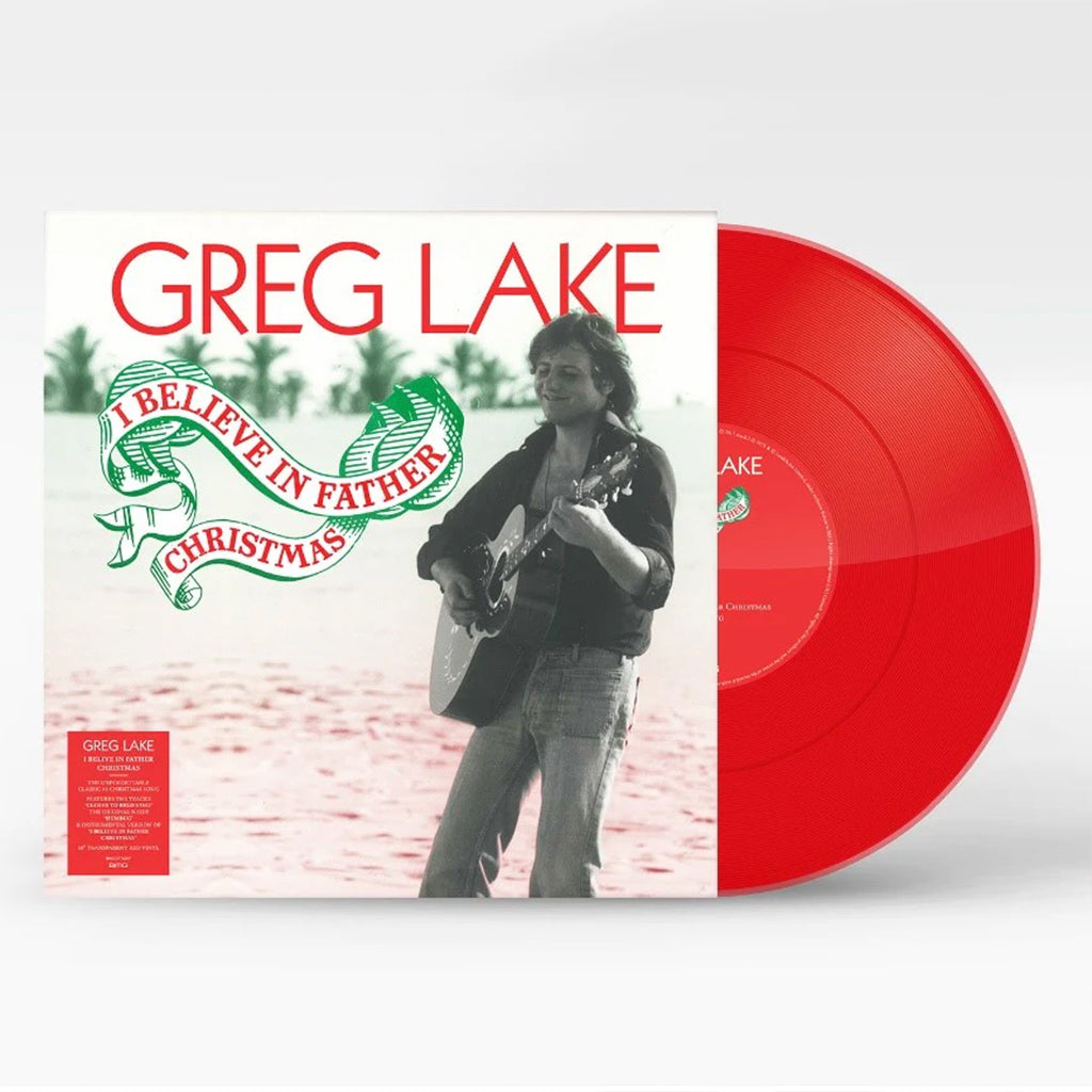 GREG LAKE - I Believe in Father Christmas - 10" - Transparent Red Vinyl