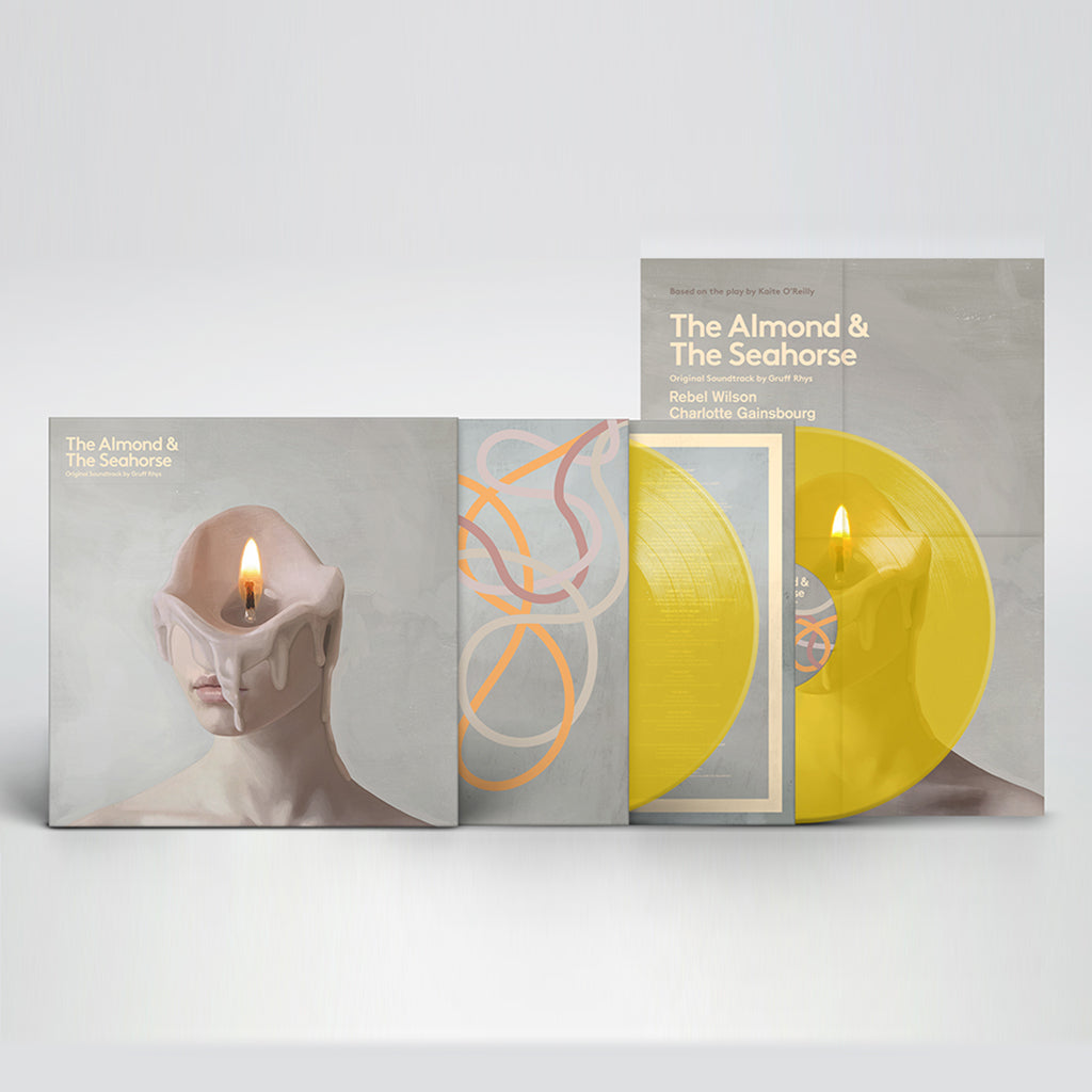 GRUFF RHYS - The Almond & The Seahorse (OST w/ Fold-Out Poster) - 2LP - Transparent Yellow Vinyl